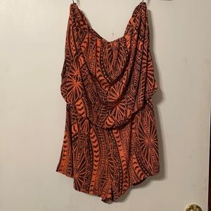 Strapless romper!
